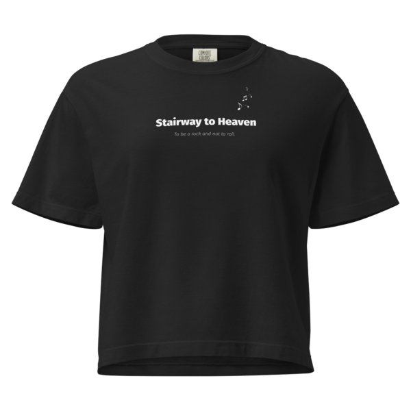 Stairway To Heaven Women's Heavyweight Boxy Tee